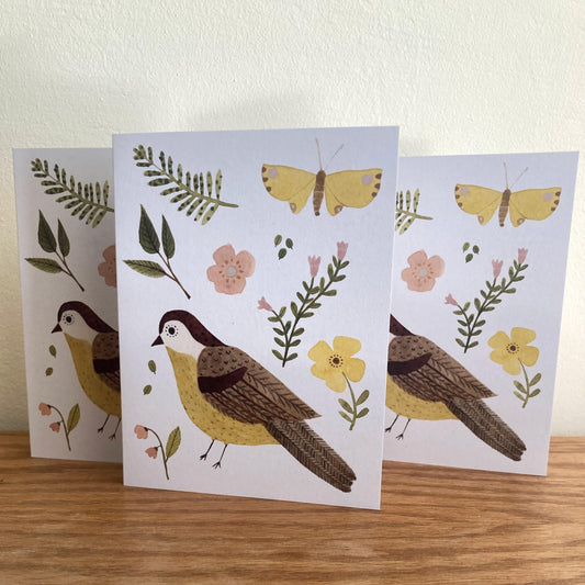 Nature Finds Greeting Card - Yellow Bird