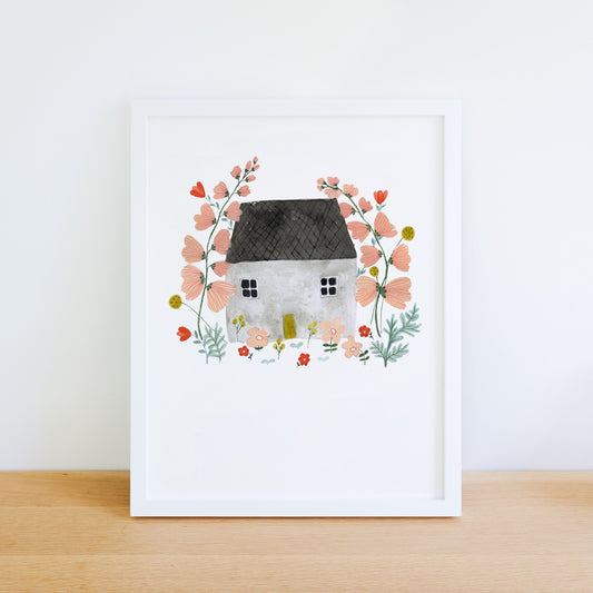 Sweet tiny house Giclée print