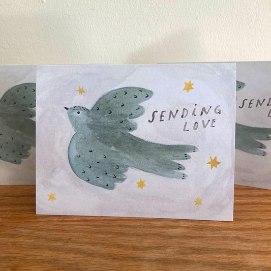 Sending Love Greeting Card