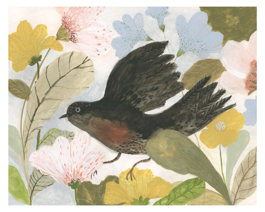 Garden Bird 2 Giclée print