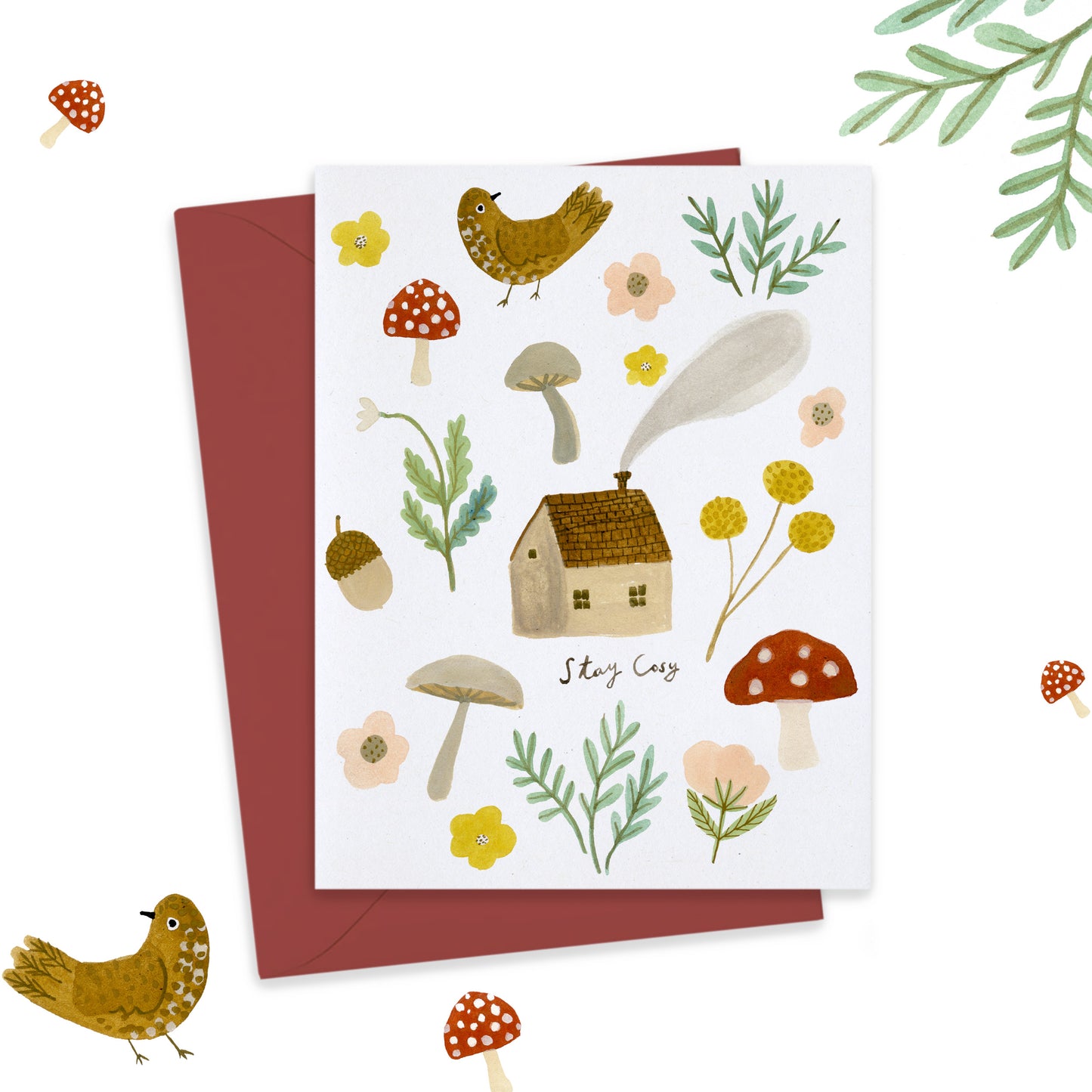 Stay Cosy Greeting Card