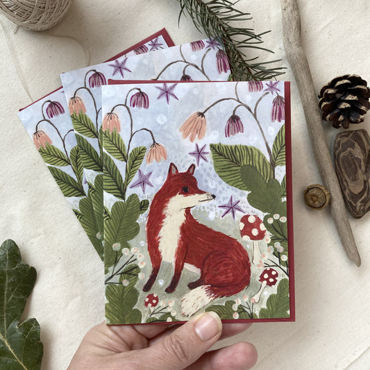Festive Fox Greeting Card