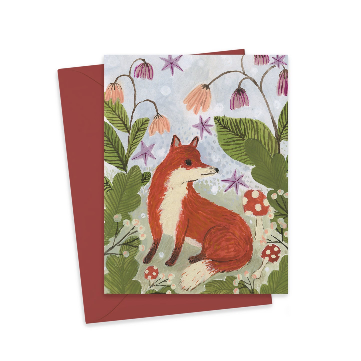 Festive Fox Greeting Card