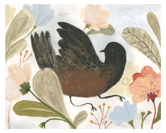 Garden Bird 3 Giclée print