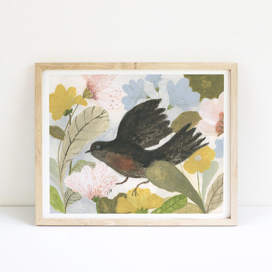 Garden Bird 2 Giclée print