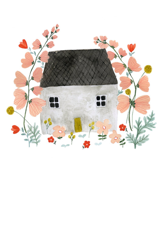 Sweet tiny house Giclée print