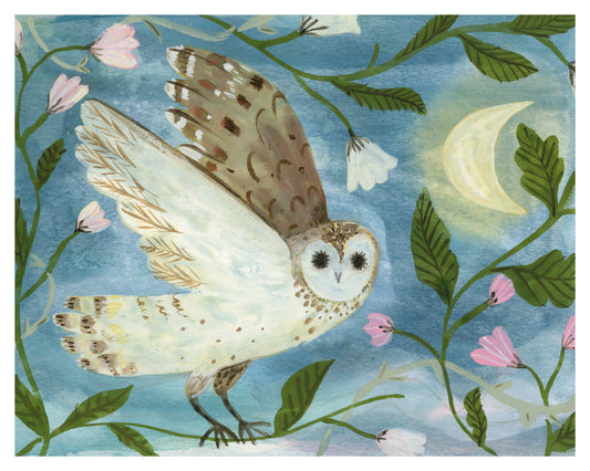 Midnight Owl Giclée Print