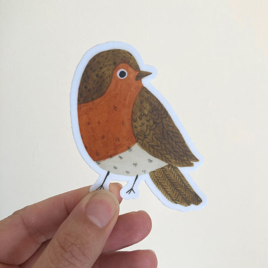 Charming Red Robin Sticker