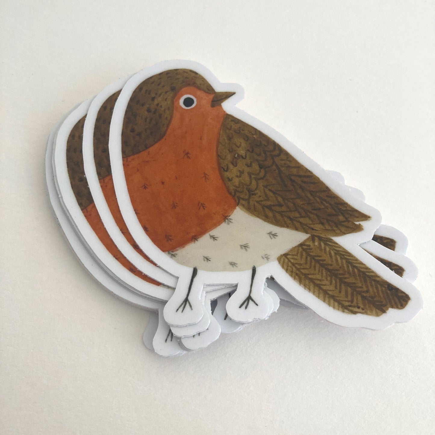 Charming Red Robin Sticker