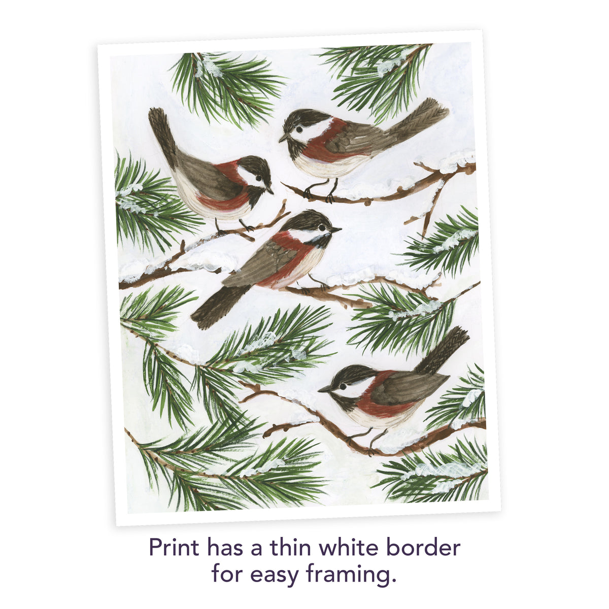 Chickadee Art Print