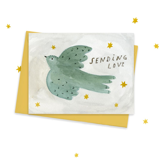 Sending Love Greeting Card