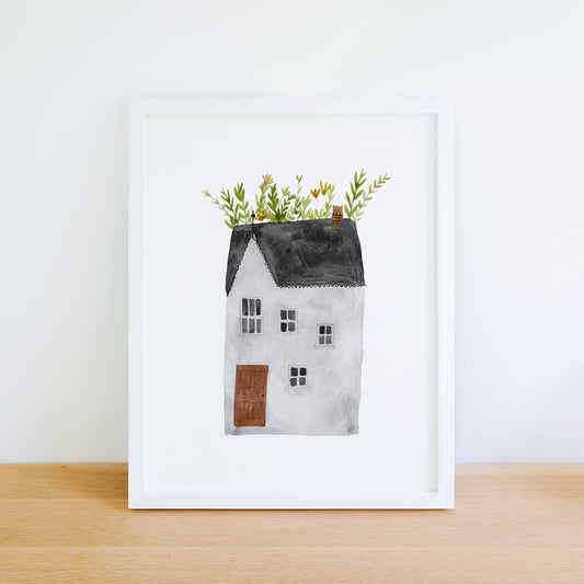 Rooftop Garden Giclée print