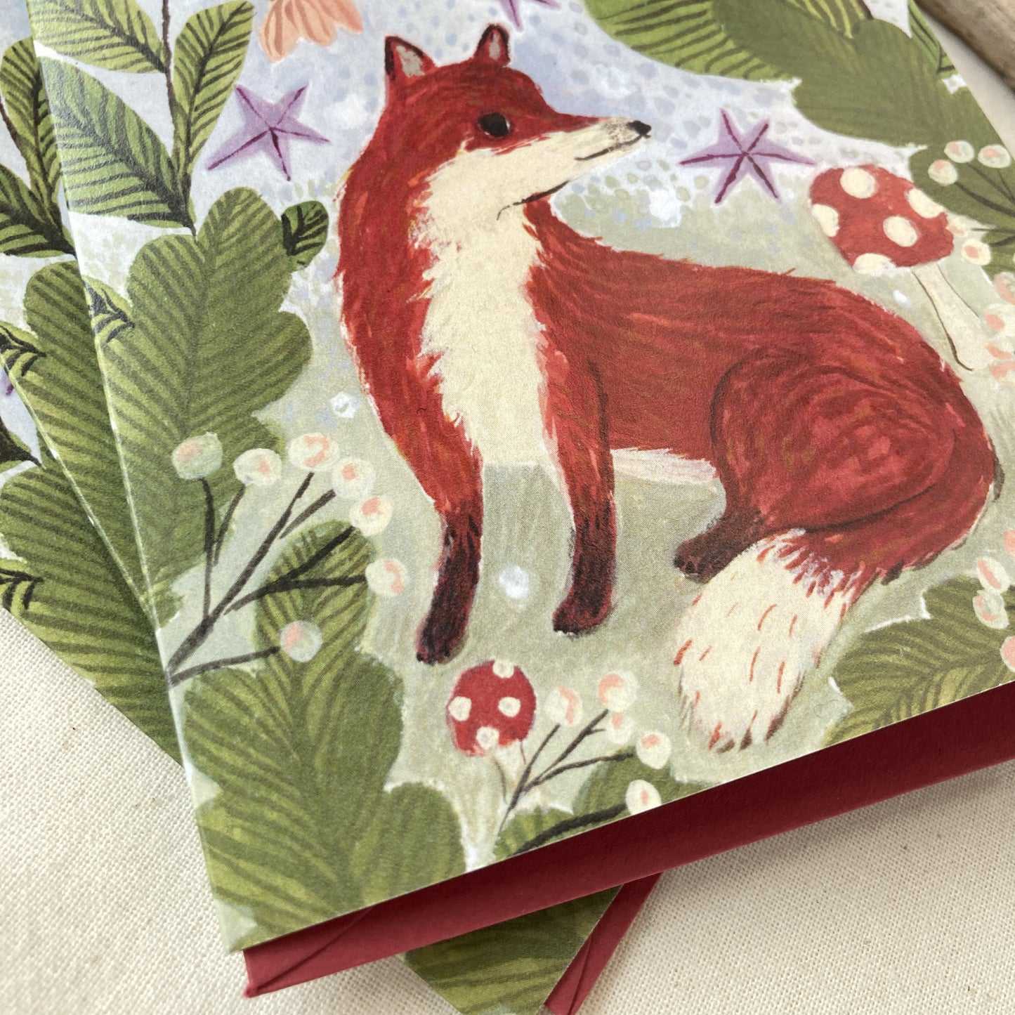 Festive Fox Greeting Card