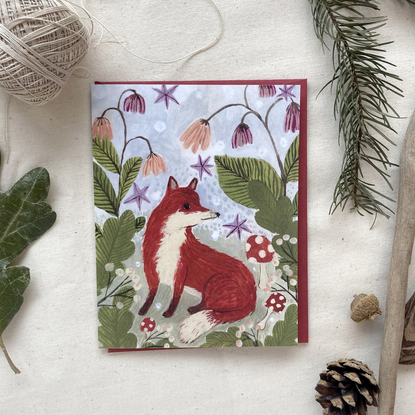 Festive Fox Greeting Card