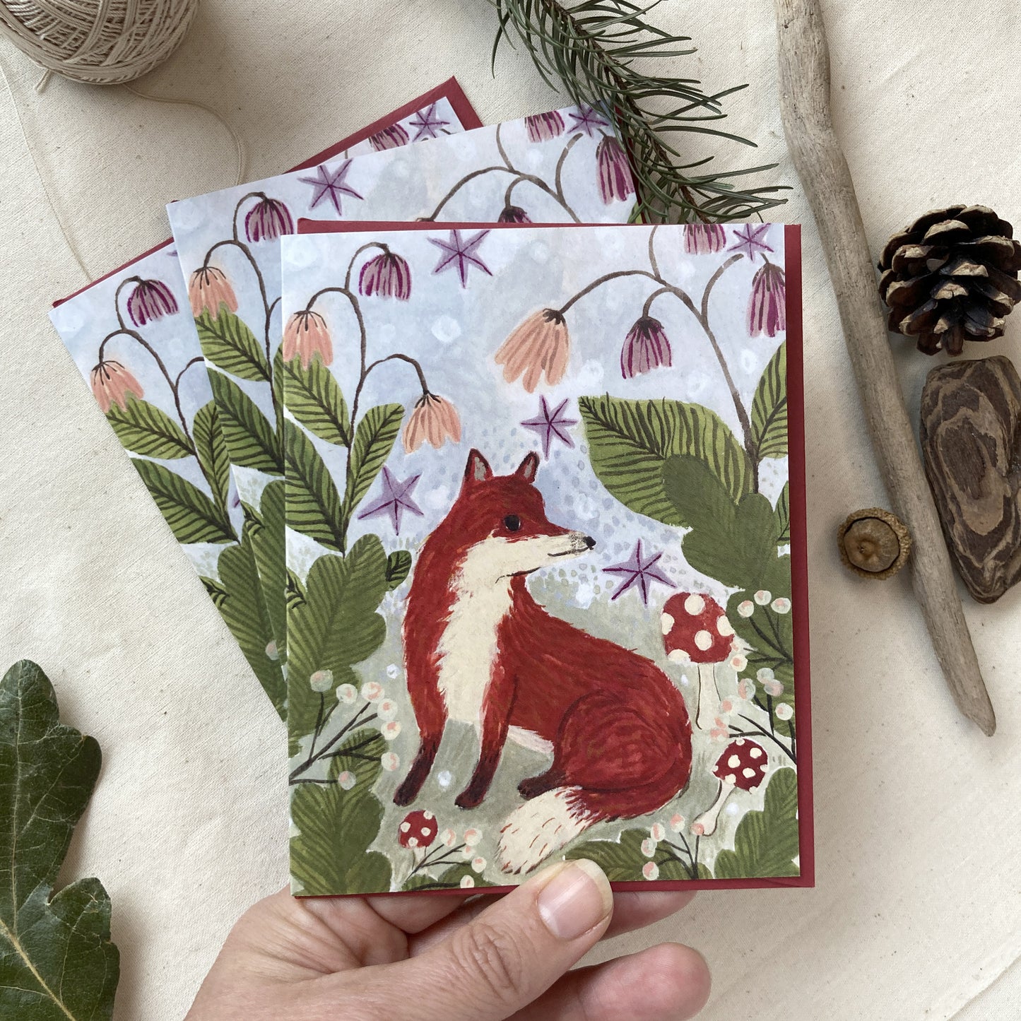 Festive Fox Greeting Card