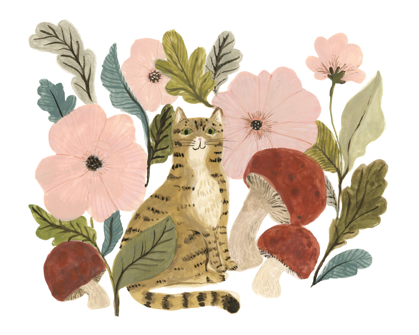 Autumn Cat Giclée Print