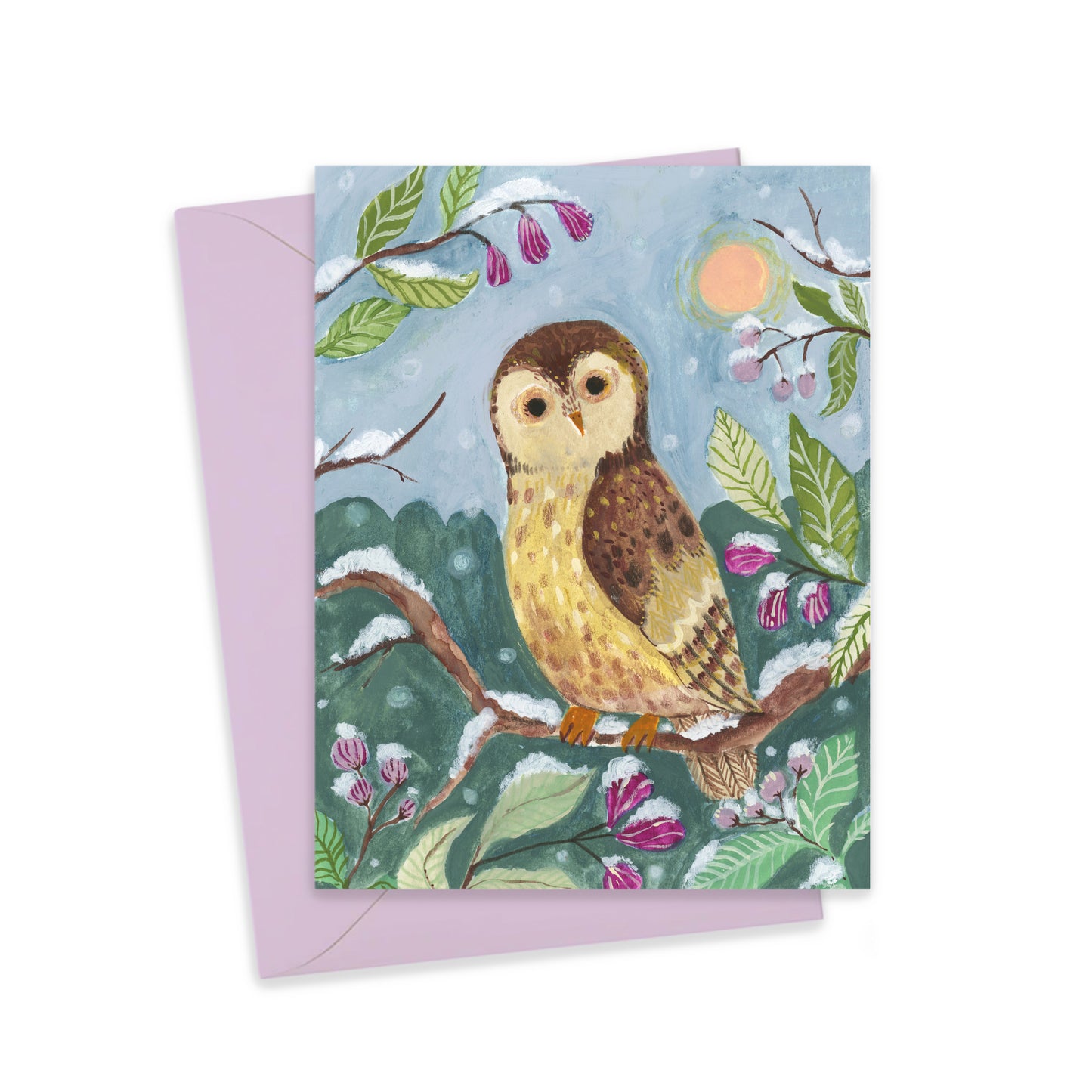 Winter Owl Greeting Card
