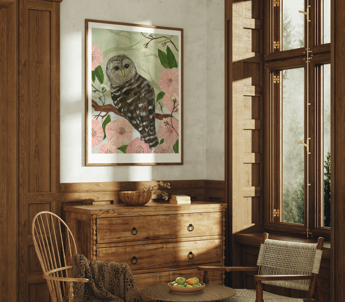 Barred Owl Art Print