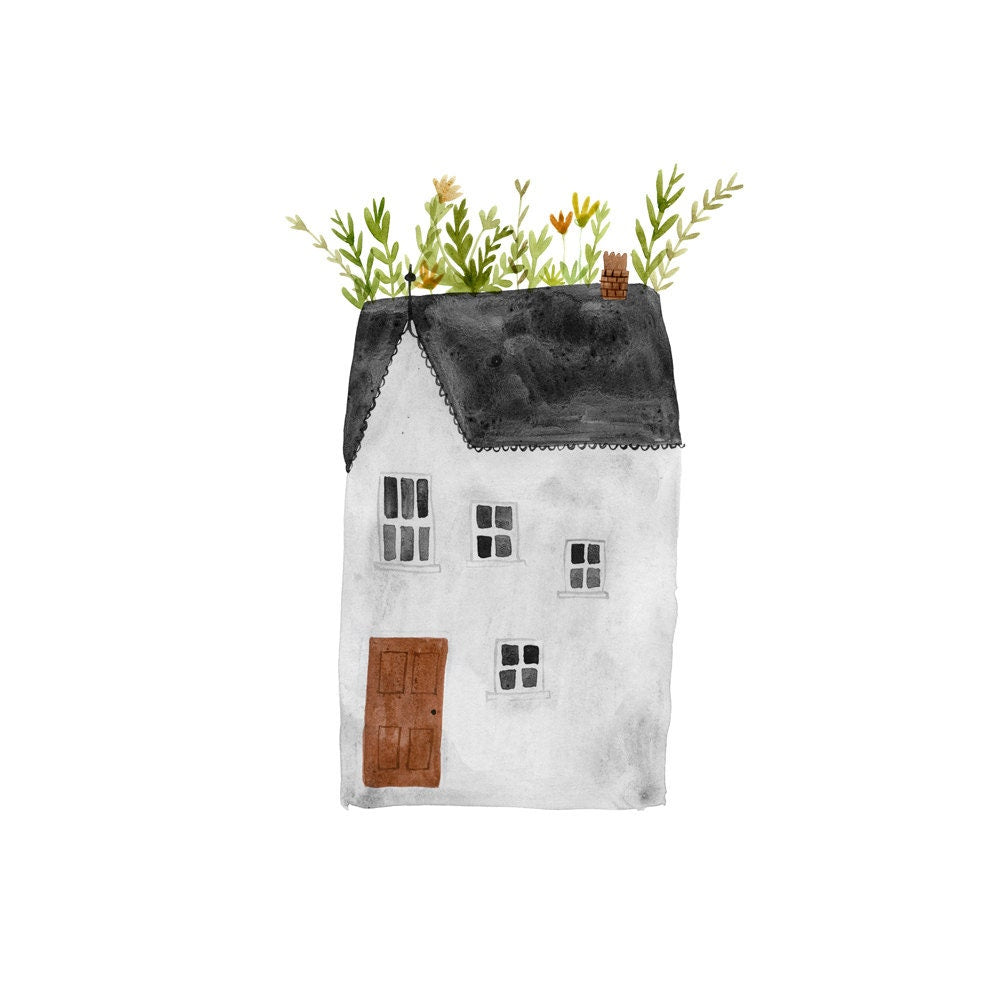 Rooftop Garden Giclée print