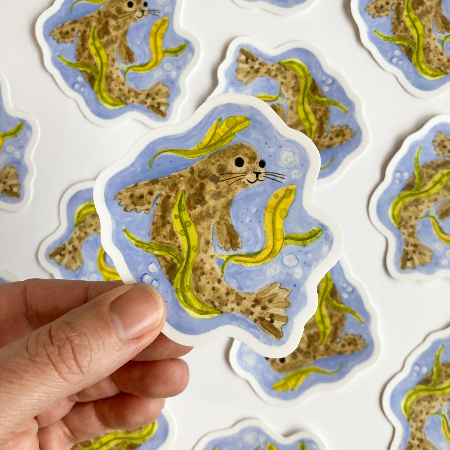 Harbour Seal Matte Vinyl Sticker