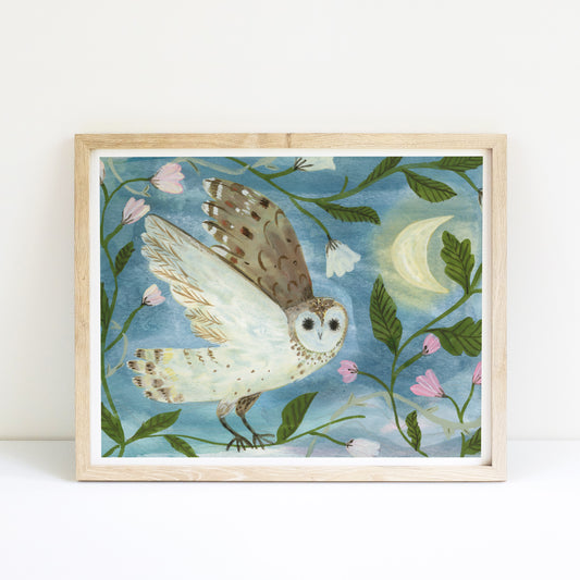 Midnight Owl Giclée Print