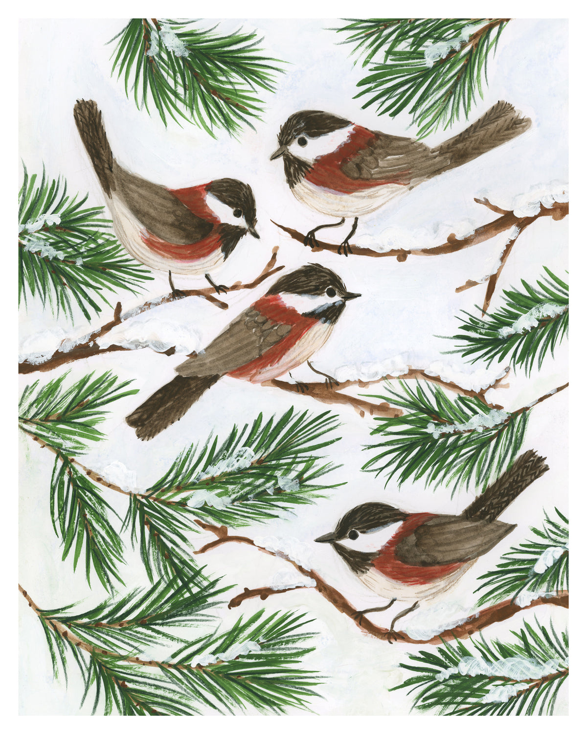 Chickadee Art Print