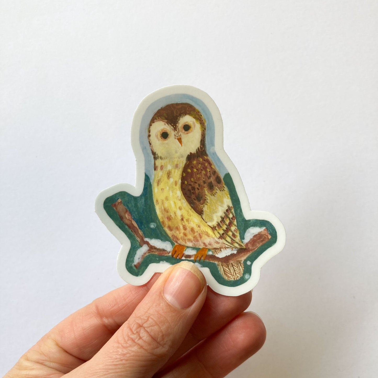 Winter Owl Sticker