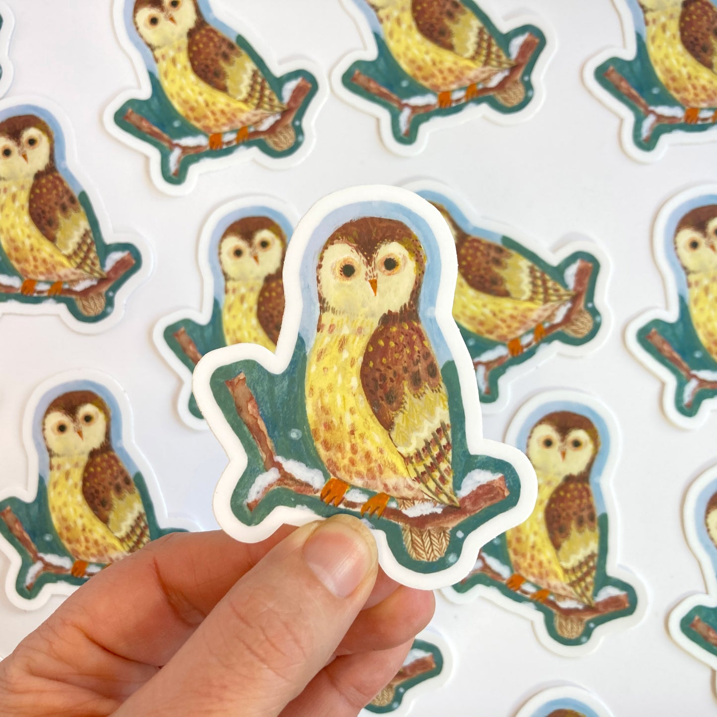 Winter Owl Sticker